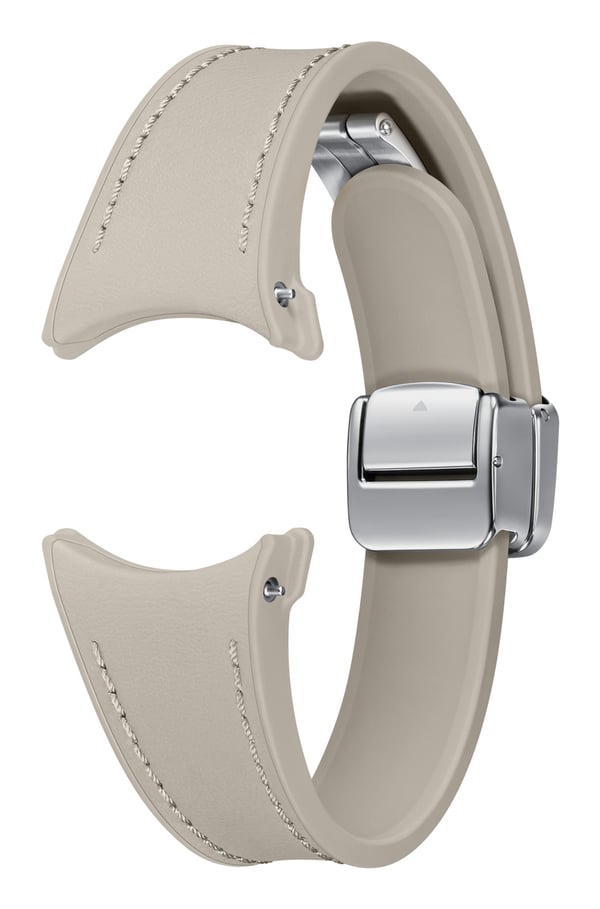 Samsung ET-SHR93SAEGEU Smart bærbart (wearable) tilbehør Band Gråbrun Fluoroelastomer, Vegansk læder