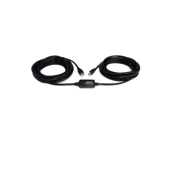 StarTech.com USB2HAB30AC USB-kabel USB 2.0 9 m USB A USB B 0,48 Gbit/sek. Sort