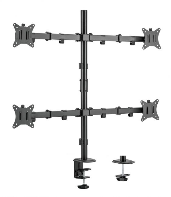 Equip 650159 skærmbeslag og -stativer 81,3 cm (32") Skrivebord Sort