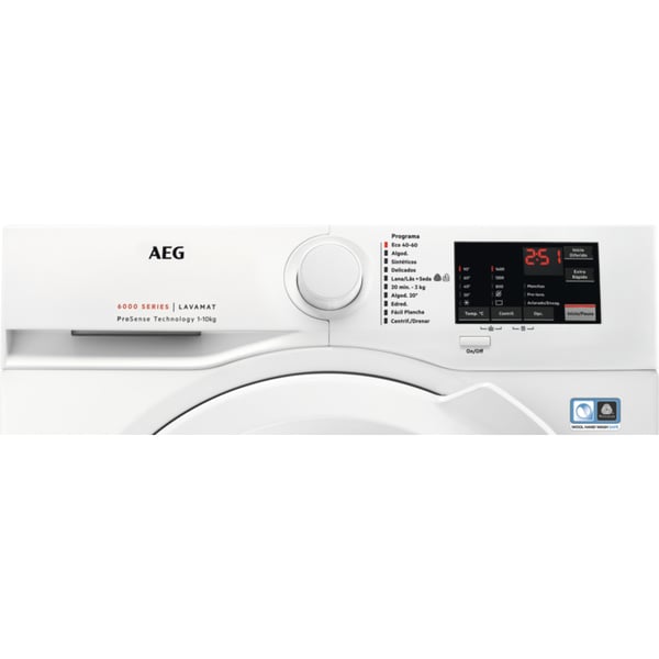 AEG L6FBI147P vaskemaskine Front-læsning 10 kg 1351 rpm Hvid