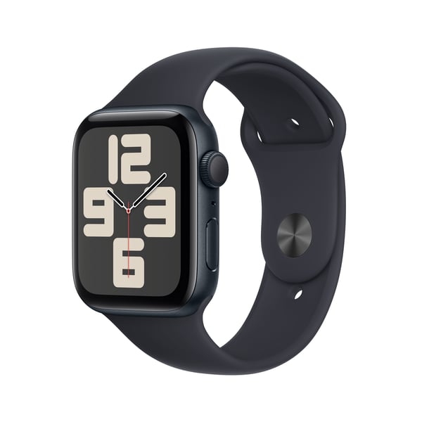 Apple Watch SE OLED 44 mm Digital 368 x 448 pixlar Pekskärm Svart Wi-Fi GPS