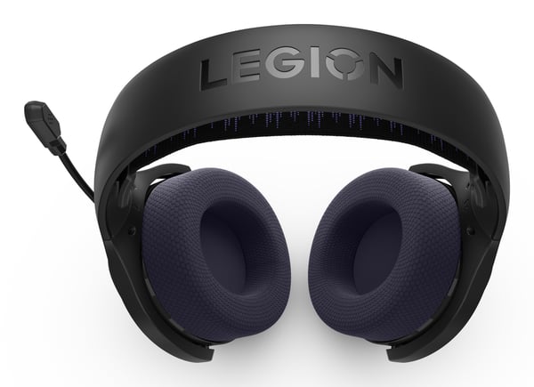 Lenovo Legion H410 Kuulokkeet Langaton Pääpanta Pelaaminen USB Type-C Bluetooth Musta, Purppura
