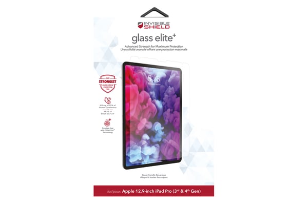 ZAGG Glass Elite+ Genomskinligt skärmskydd Apple 1 styck