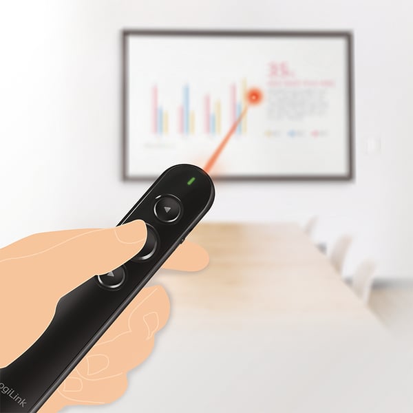 LogiLink ID0190 Wifi-esittelylaite RF Musta