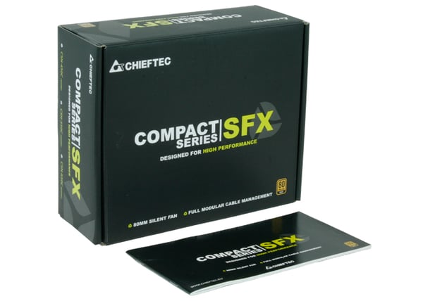 Chieftec CSN-450C virtalähdeyksikkö 450 W 20+4 pin ATX SFX Musta