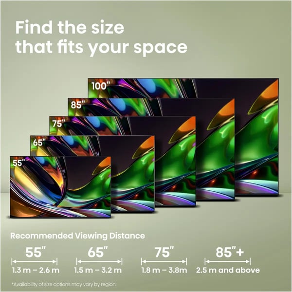 Hisense 55UR8S 139,7 cm (55") 4K Ultra HD Smart-TV Wi-Fi Svart