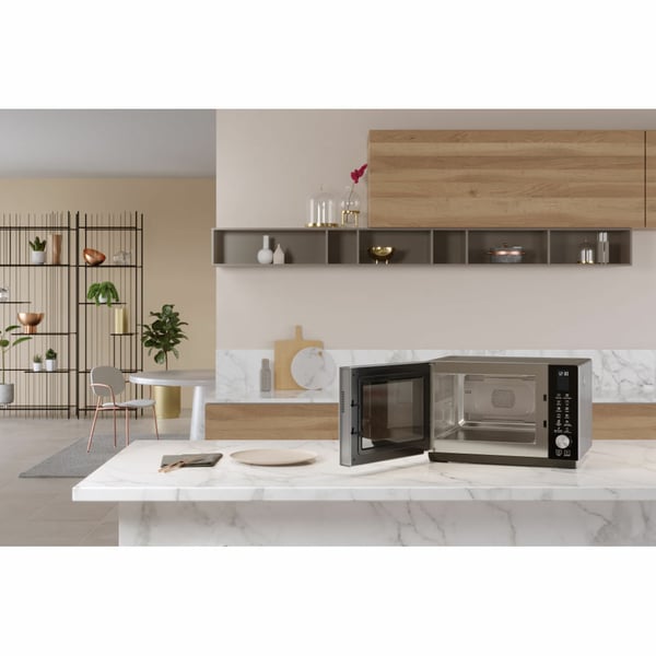 Whirlpool ExtraSpace MWF 259 SB Sort, Sølv Kombination mikroovn Bordplade 25 L 800 W