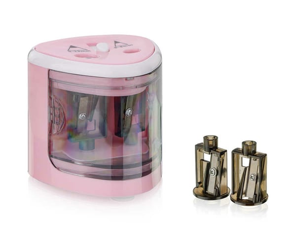 Peach PO102 Elektrisk blyantspidser Rose, Hvid