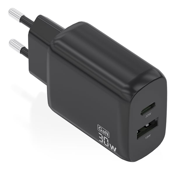 AISENS A110-0924 oplader til mobil enhed Digitalt kamera, MP3, MP4, Mobiltelefon, Navigator, Laptop, Bærbar spillekonsol, Smartphone, Tablet, Universel Sort Vekselstrøm Hurtig opladning Indendørs