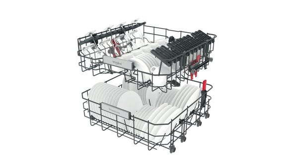 Whirlpool W6I D741A S Fuldt indbygget 14 kuverter