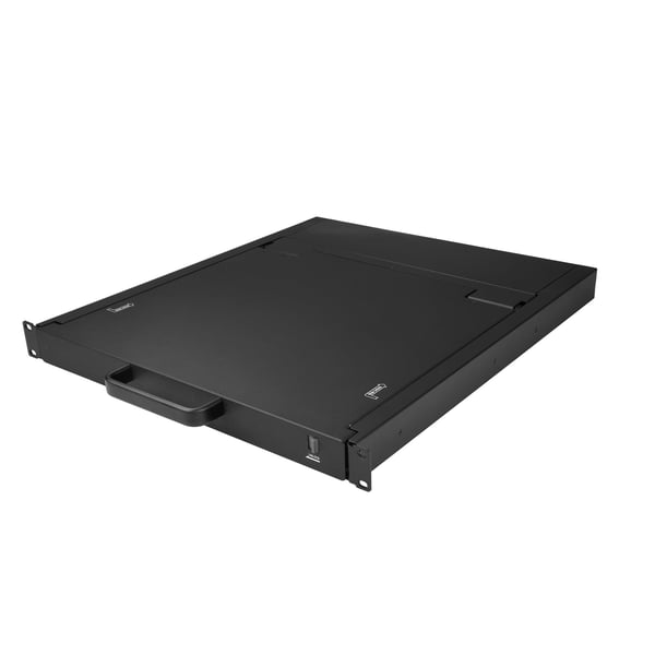 StarTech.com RKCONS1901 rack-konsol 48,3 cm (19") 1280 x 1024 pixel Stål Sort 1U