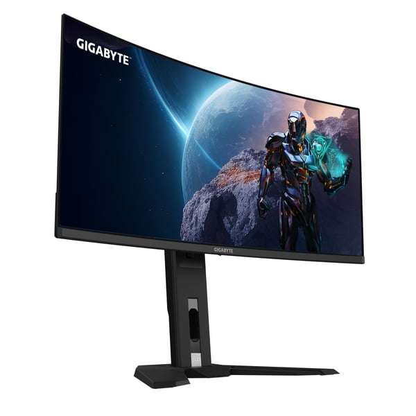 GIGABYTE MO34WQC tietokoneen litteä näyttö 86,4 cm (34") 3440 x 1440 pikseliä Wide Quad HD OLED Musta