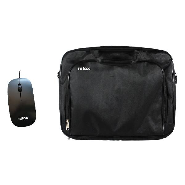 Nilox NXMOS4156BK väskor bärbara datorer 39,6 cm (15.6") Portfölj Svart