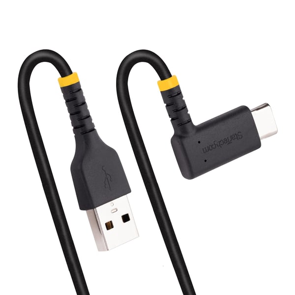 StarTech.com R2ACR-15C-USB-CABLE USB-kabel USB 2.0 0,15 m USB A USB C 0,48 Gbit/sek. 60 W Sort