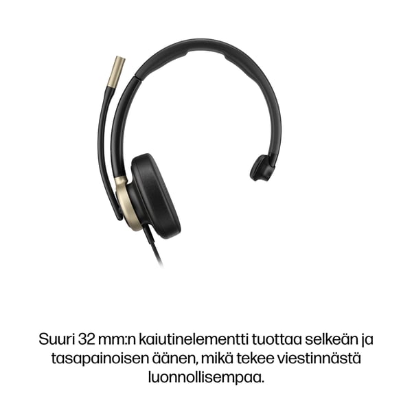 HP Poly Mission 815 -USB-monokuulokemikrofoni, langallinen