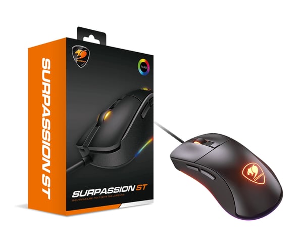COUGAR Surpassion ST mus Spil Højre hånd USB Type-A Optisk 3200 dpi