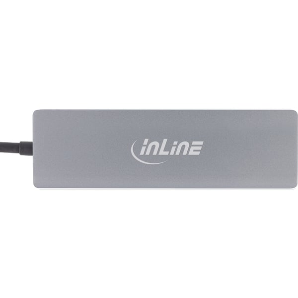 InLine 33271O interface hub USB 3.2 Gen 1 (3.1 Gen 1) Type-C 5000 Mbit/s Grå