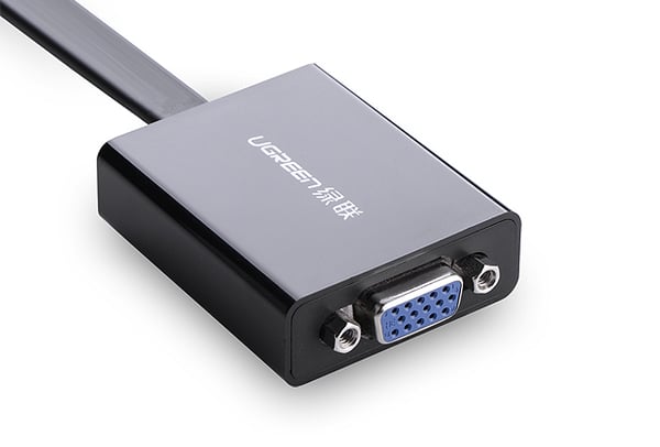 Ugreen 40248 videokabel adapter 0,16 m VGA (D-Sub) HDMI + Micro-USB Sort