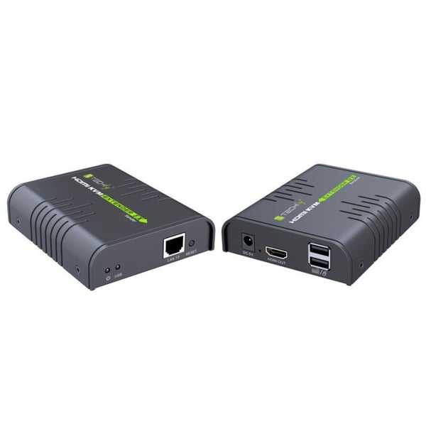 Techly IDATA HDMI-KVM2 KVM -kytkin Lähetin & vastaanotin