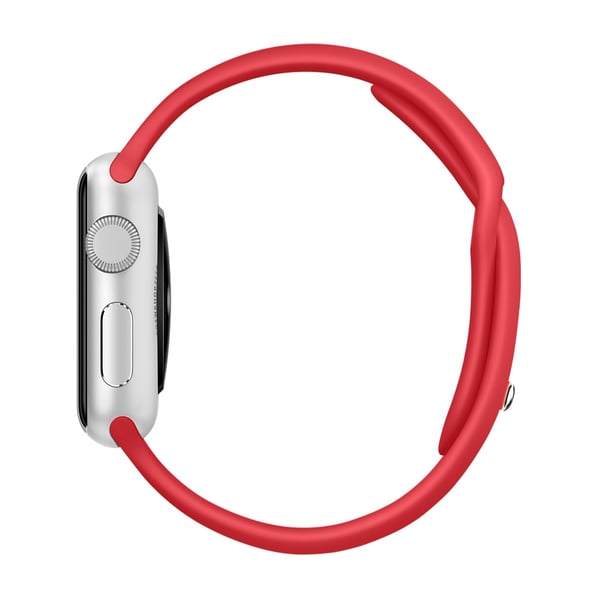 Apple MLD82ZM/A Smart bærbart (wearable) tilbehør Band Rød Fluoroelastomer