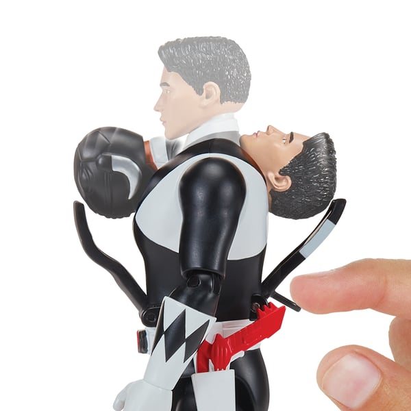 Power Rangers Auto-Morphin Actionfigure Black Ranger