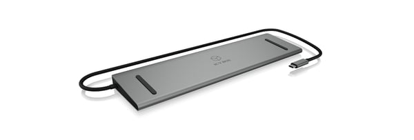 ICY BOX IB-DK2106-C Kabel USB 3.2 Gen 1 (3.1 Gen 1) Type-C Antracit, Svart