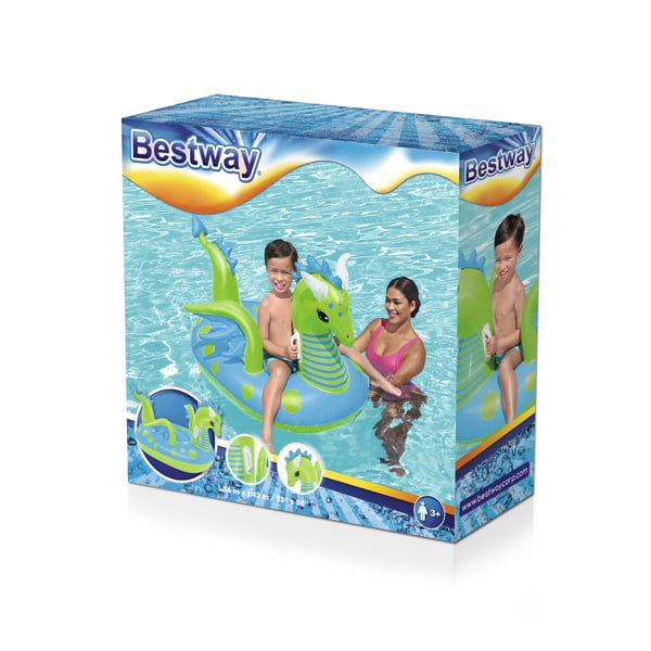 Bestway 41476 pool og strand flyder Blå, Grøn Mønster Badedyr