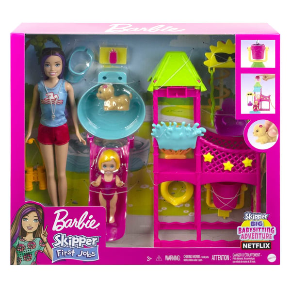 Barbie Skipper Babysitters Inc. Skipper First Jobs-dukke og tilbehør