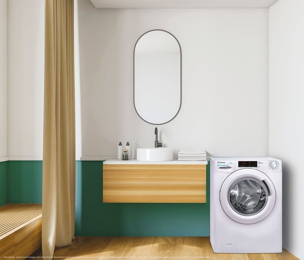 Candy Smart CSS128TW4-11 tvättmaskin Frontmatad 8 kg 1200 RPM Vit