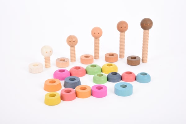 Tickit Rainbow Wooden Community People