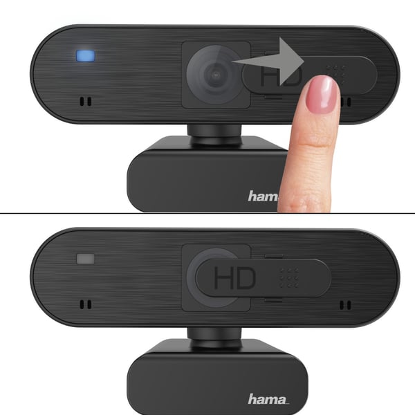 Hama C-600 Pro webcam 2 MP 1920 x 1080 pixel USB 2.0 Sort