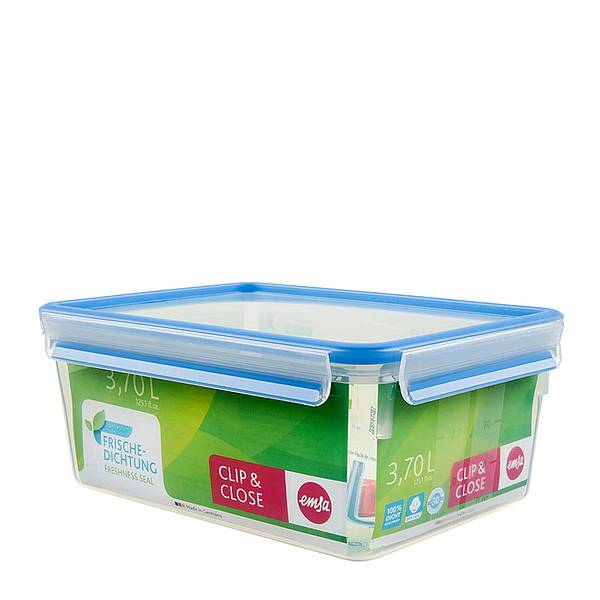 EMSA 508546 matburkar Rektangulär Låda 3,7 l Transparent 6 styck