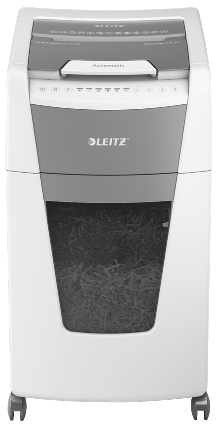 Leitz IQ Autofeed Office 300 Automatisk Dokumentförstörare P4