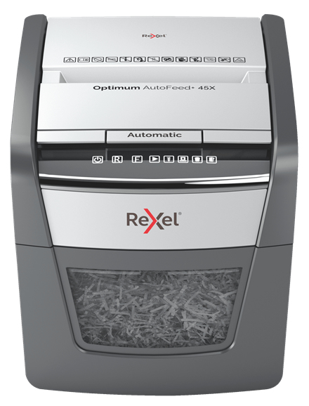 Rexel Makulator Optimum AutoFeed+ 45X krydsmakulering 4x28mm P4