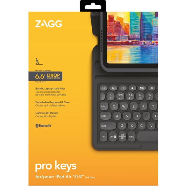 ZAGG Pro Keys Tysk Bluetooth Sort