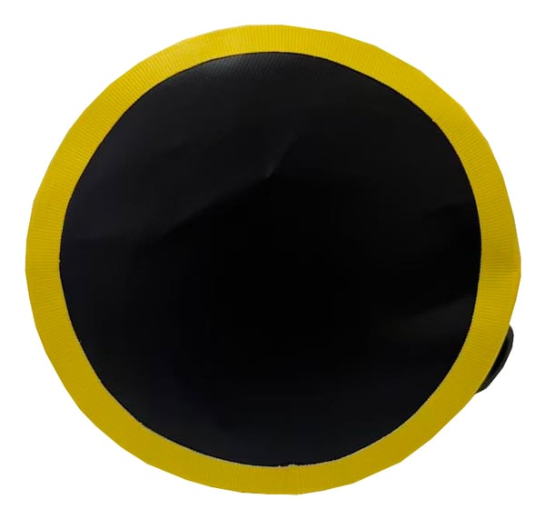 Nilox Dry Bag 5L Gul, Sort Polyvinylchlorid (PVC)