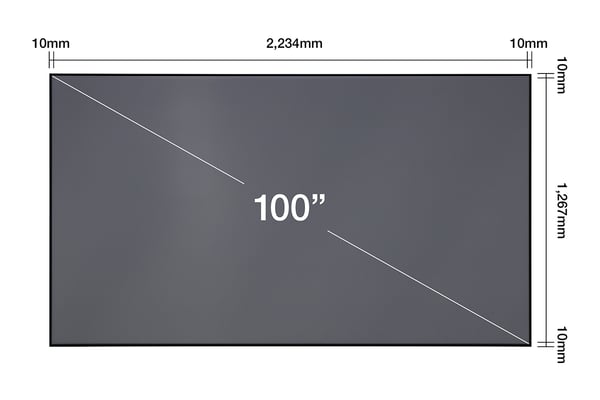 Epson 100" ALR-skærm - ELPSC35