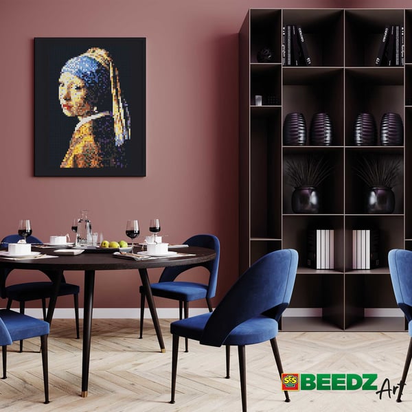 SES Creative Beedz art Vermeer - Girl with a Pearl Earring