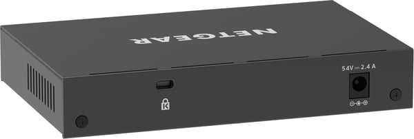 NETGEAR 8-Port Gigabit Ethernet High-Power PoE+ Plus Switch (GS308EPP) Hallittu L2/L3 Gigabit Ethernet (10/100/1000) Power over Ethernet -tuki Musta