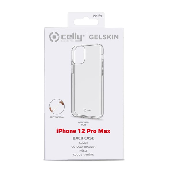 Celly Gelskin mobiltelefon etui 17 cm (6.7") Cover Transparent