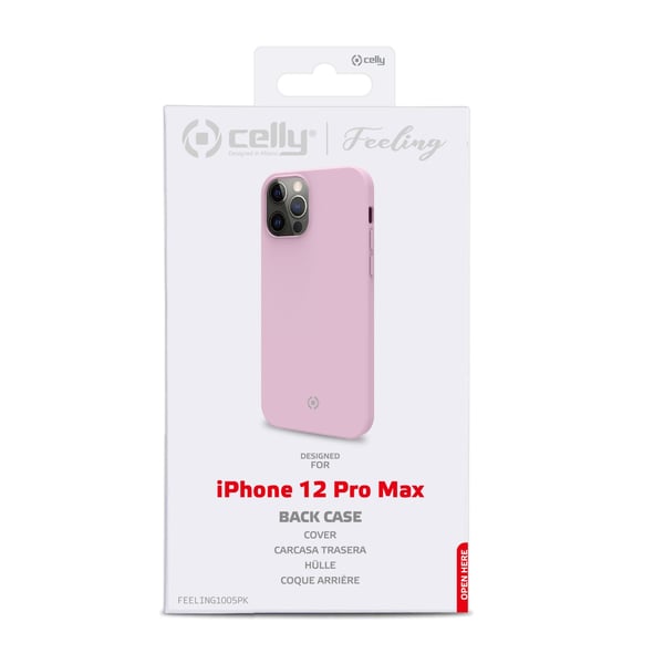 Celly Feeling mobiltelefon etui 17 cm (6.7") Cover Lyserød