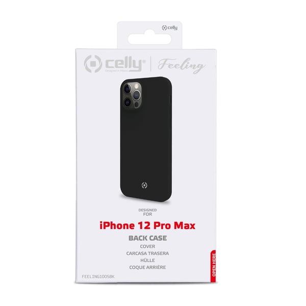 Celly Feeling mobiltelefon etui 17 cm (6.7") Cover Sort
