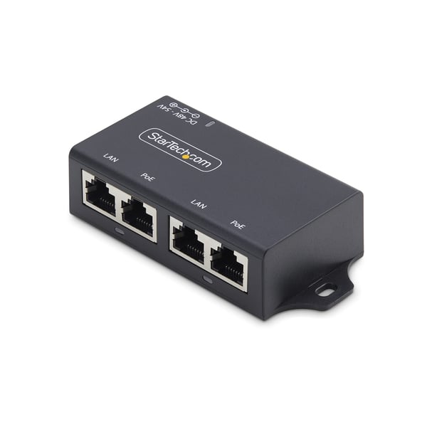 StarTech.com 2-porttinen Gigabit PoE+ -injektori, PoE/PoE+ (802.3af/802.3at)