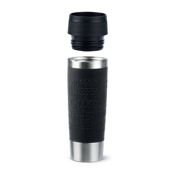 EMSA Travel Mug Classic N2022000 matkamuki 500 ml Musta, Ruostumaton teräs Ruostumaton teräs