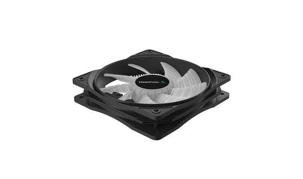 DeepCool RF120R Datorväska Fan 12 cm Svart, Translucent 1 styck