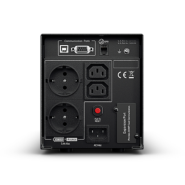 CyberPower PR750ELCDGR UPS-virtalähde Linjainteraktiivinen 0,75 kVA 675 W 4 AC-pistorasia(a)