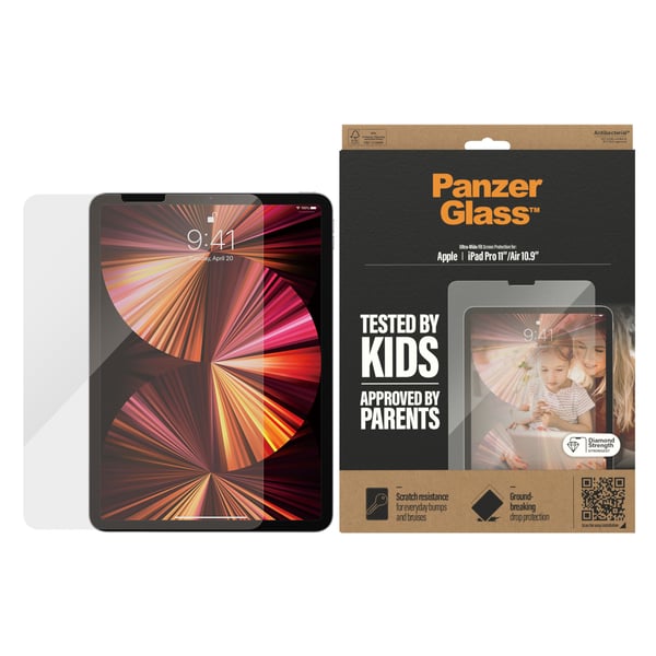 PanzerGlass ® Skærmbeskyttelse iPad Pro 11″ (2018, 2020-2022, 2024) | Air 10.9'' (2020, 2022)