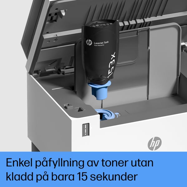 HP LaserJet Tank 2604sdw Trådlöst Multifunction Svartvit Skrivare, Kopiator och skanner; Dubbelsidigt