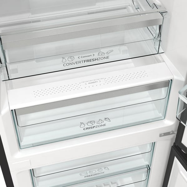 Gorenje NRK6192ABK4 Fritstående 300 L Sort
