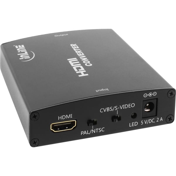 InLine 65006 videokabeladapter Svart